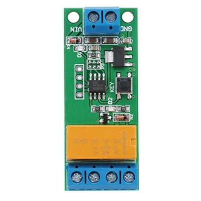 Immagine di DC 5/6/9 / 12V Relè di polarità componenti elettronici moduli inversa del motore Modulo ritardo DPDT regolabile Corrente azionamento 2A