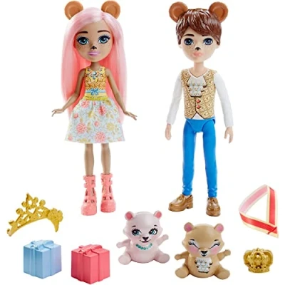 Immagine di Enchantimals Bambola Braylee con Amico Cucciolo Bannon l&#039;Orso, Giocattolo per Bambini 3+ Anni, GYJ07