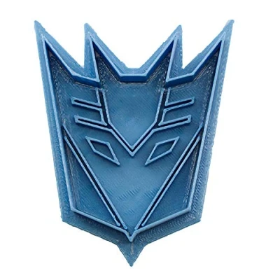 Immagine di Cuticuter Transformers Decepticon di Biscotti, Blu, 8 x 7 1.5 cm