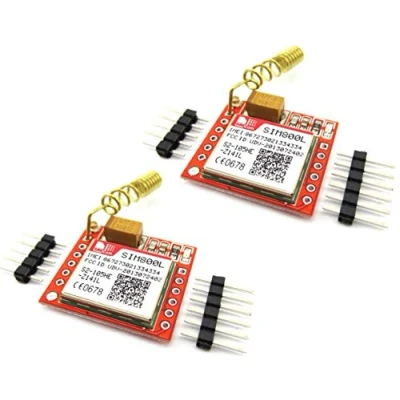 Immagine di 2pcs SIM800L GPRS gsm Module PCB antenna SIM Board Quad Band Modulo Scheda Micro Card Porta seriale TTL con per Arduino MCU