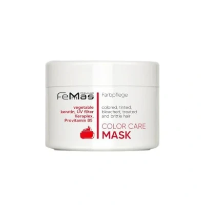 Immagine di FemMas Color Care maschera intensiva per capelli, protezione dai colori, capelli biondi, colorati e tinti, nutriente una lunga durata, formula protettiva con cheratina arginina,