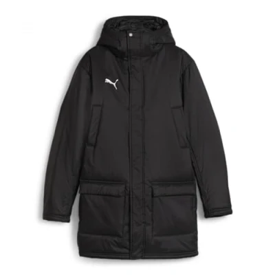 Immagine di PUMA Giacca Invernale Teamfinal Imbottita, Nero Argento, 3XL Unisex Adulto