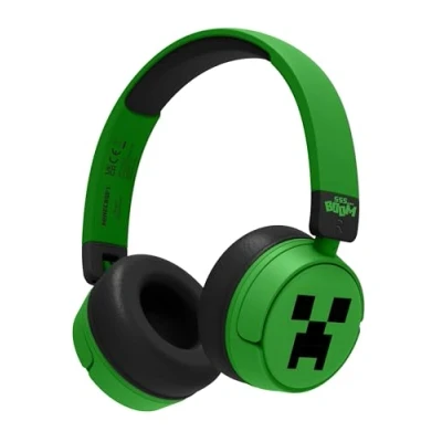 Immagine di OTL Technologies Minecraft Creeper per bambini senza cavo con controllo genitori del volume e la condivisione audio