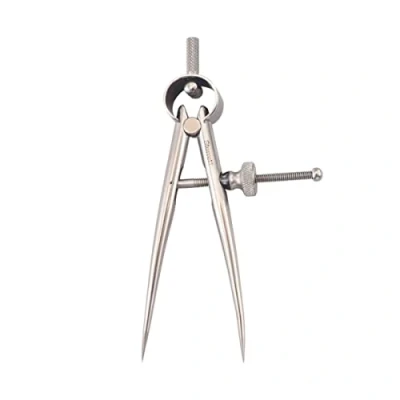 Immagine di Starrett 277 3 Toolmakers &#039;spring type da 7,6 cm con gambe rotonde solido e dado
