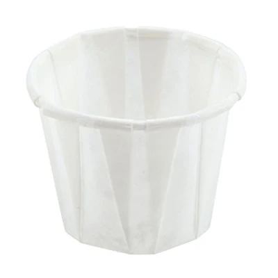 Immagine di Solo Cups Set di pirottini carta per soufflé, 60 ml, 250 unità, utilizzabili come stampini cerata, bicchieri misuratori, vasetti salse e condimenti