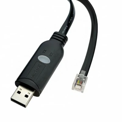 Immagine di DSD TECH SH RJ12B Cavo Seriale da USB a RJ12 RJ11 6P4C RS232(Nero)