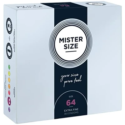 Immagine di Preservativi Pure Feel 64 mm Mister Size Confezione da 36