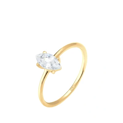 Immagine di Elli Classic Engagement Anello goldcoloured, Donna, Taglia: 54, Gold coloured
