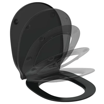 Immagine di Ideal Standard E0368V3 Connect Air Sedile WC, nero