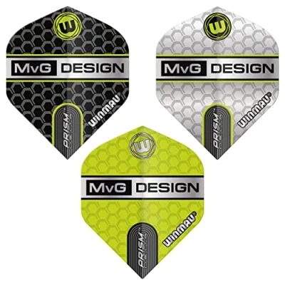 Immagine di WINMAU Michael Van Gerwen Specialist MVG Design Flight Pack 3 set per confezione (9 voli in totale)