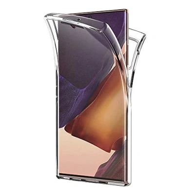 Immagine di AICEK Cover Compatible Samsung Galaxy Note20, 360Full Body Note20 Silicone Case Molle di TPU Trasparente Sottile Custodia per (6.7 Pollici)