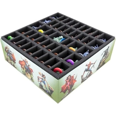Immagine di Feldherr Set di Schiuma Organizer Compatibile con Marvel Zombies: A Zombicide Game Scatola del Gioco Principale