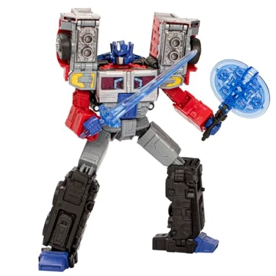 Immagine di Transformers Legacy United Leader Class G2 Universe Laser Optimus Prime Action Figure