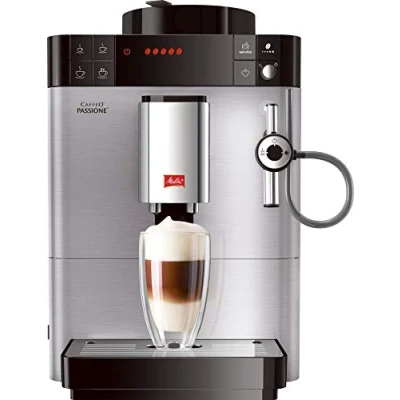 Immagine di Melitta Caffeo Passione F540 100, Macchina da Caffè Completamente Automatica con Auto Cappuccinatore, in Acciaio Inox
