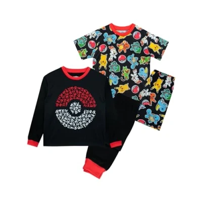 Immagine di Pokémon Pigiami Ragazzi Confezione da 2 Pikachu per Bambini Doppiopack di Merchandise Ufficiale Multicolore 5 6 Anni