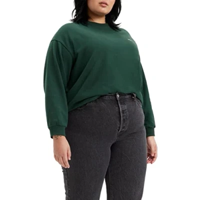 Immagine di Levi&#039;s Plus Size Everyday PL Felpa per Tutti I Giorni, Darkest Spruce, 1XL da Donna
