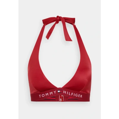 Immagine di Tommy Hilfiger Original Halter Bikini pezzo sopra, Donna, Taglia: 40, Regatta red