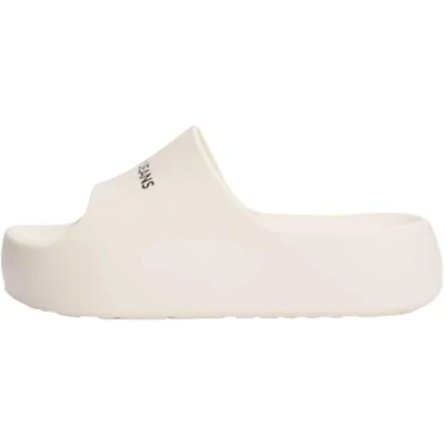 Immagine di Tommy Jeans Flatform POOL Slide Ciabattine, Donna, Taglia: 39 40, Newsprint Sintetico