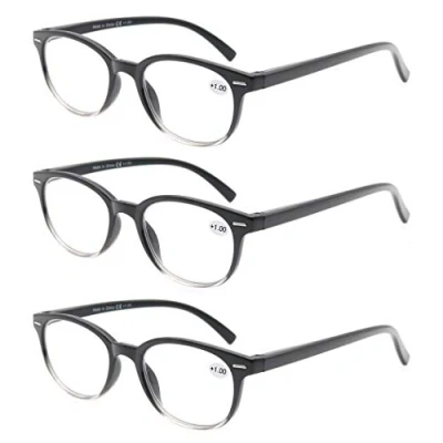 Immagine di MODFANS Confezione da 3 Occhiali lettura 1.75 per donna, Lente Trasparente Visione Chiara Montatura Leggera Moda Comodo Inclusa Tasca Gli