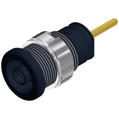 Immagine di SKS Hirschmann SEB 2630 S1,9 Presa di sicurezza da laboratorio verticale Ø perno: 4 mm Nero 1 pz.