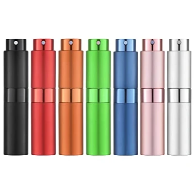 Immagine di Toureal 8 ml, nebulizzatore per profumo in alluminio, ricaricabile, vuoto, da viaggio, viaggio (7 colori)