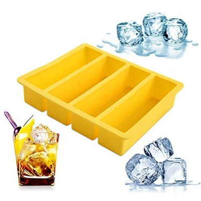 Immagine di YINLANG Stampo per Ghiaccio Rettangolare, Ghiaccio, Rettangolare Vassoi cubetti di in Silicone da Cucina