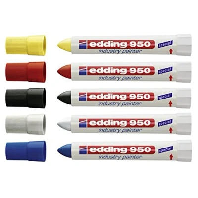 Immagine di Edding industry painter speciale kfz_dog 950, 10 mm Singolarmente e in diverse quantità, colori assortiti a scelta Alle 5 Farben
