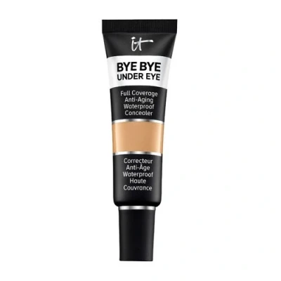 Immagine di IT Cosmetics, Correttore Anti età, Alta copertura, Waterproof, Formula con Peptidi, Collagene e Acido Ialuronico, Bye Under Eye, Tonalità: Medium Tan 21.0, 12 ml
