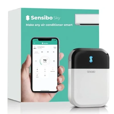 Immagine di Sensibo Sky Controllo Climatizzazione Intelligente, facile e rapida da installare sé. Comfort risparmio energetico. Wifi compatibile con Google App, Alexa Siri