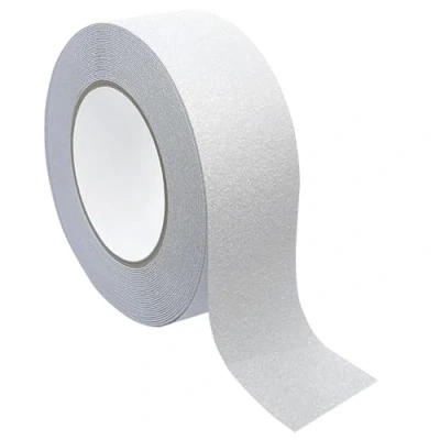 Immagine di QitinDasen 10 M X 5 cm Trasparente Nastro Antiscivolo, di Sicurezza Antiscivolo Autoadesivo, per Interni ed Esterni (1 Rotolo)