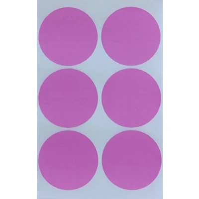Immagine di Royal Green Rotondo 5,1 cm, colore rosa, 50 mm, etichette adesive permanenti per arti e mestieri, confezione da 72