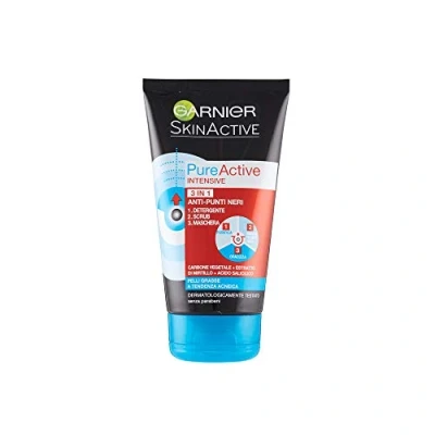 Immagine di Garnier Pure Active Intensive Detergente Esfoliante Anti Punti Neri Per Pelli Grasse 150ml