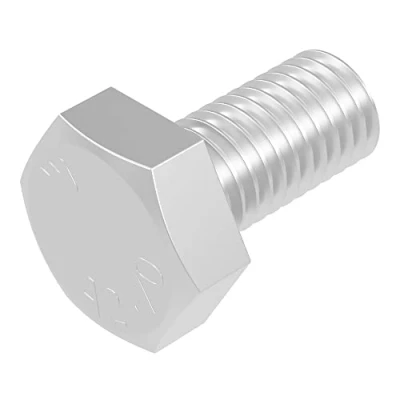 Immagine di SECCARO Viti a testa esagonale, M10 x 18 mm, in acciaio inox V2A VA A2, DIN 933/ISO 4017, esagonali esterni, 20 pezzi