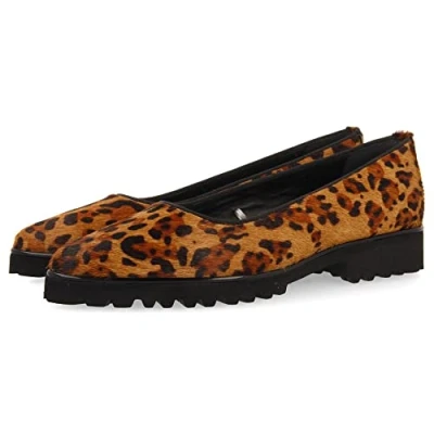 Immagine di Gioseppo CON Print DE Leopardo Y Suela Gruesa TIPO Track PARA Mujer RUKA Ballerine, Donna, Taglia: 36, Pelle