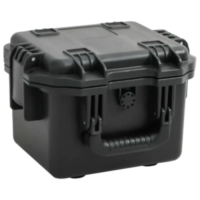 Immagine di vidaXL Valigetta da Volo Portatile Nera 52x40x19 cm in PP