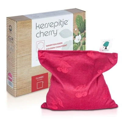 Immagine di Kersepitje Cherry INATURA Cuscino quadrato con noccioli di ciliegia, riscaldabile