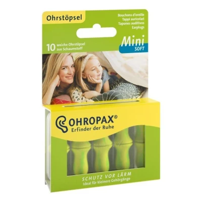 Immagine di tappi per orecchie più piccole Ohropax Mini Soft (10 pz) bambini morbida schiuma
