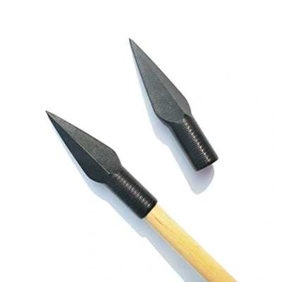 Immagine di SHARROW 6pcs Punta di Freccia Tiro con L&#039;Arco Punte da per Caccia Frecce in Legno