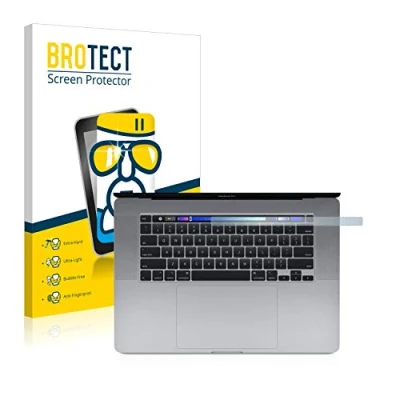 Immagine di brotect Pellicola Protettiva Vetro per Apple MacBook Pro 16&quot; 2019 (SOLO Touch Bar) Protezione Schermo [Durezza Estrema 9H, Chiaro]