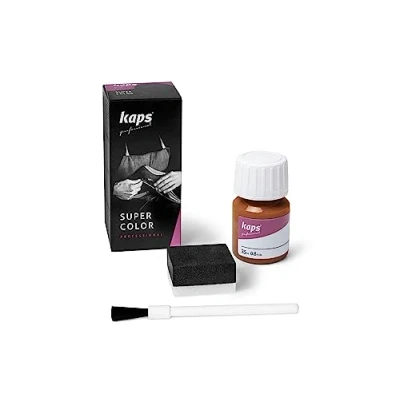 Immagine di KAPS Super Color, Colorante per Pelle Naturale, Ecopelle e Tessuto, Tinta da 25ml (163 Arancione Pallido)