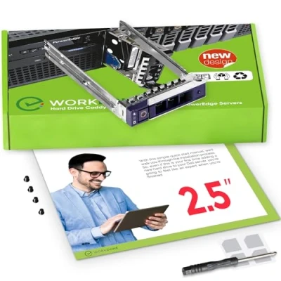 Immagine di WorkDone Caddy per disco rigido da 2,5 pollici server PowerEdge Dell R440 R640 R740 R740xd R840 R940 R6415 R7415 R7425 DXD9H di 14 generazione Vassoio della staffa Hot Swap SSD SAS NVMe