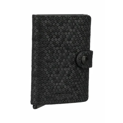 Immagine di Secrid Miniwallet Hexagon Black Incisione gratuita