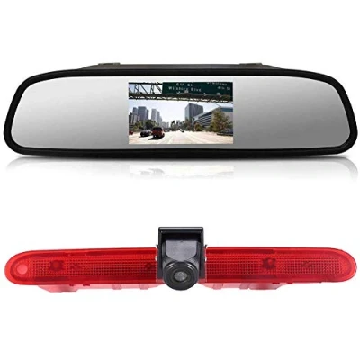 Immagine di HD Alta Lampada Freno luce Vista posteriore Telecamera di retromarcia Può regolare l&#039;angolo visione notturna a infrarossi per Peugeot Partner 2 Tepee Rifter/Citroen Berlingo B9 Kasten
