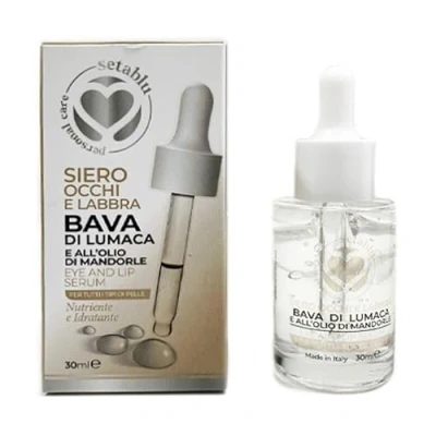 Immagine di Setablu Siero Occhi e Labbra ala Bava di Lumaca Olio Mandorle, 30 ml