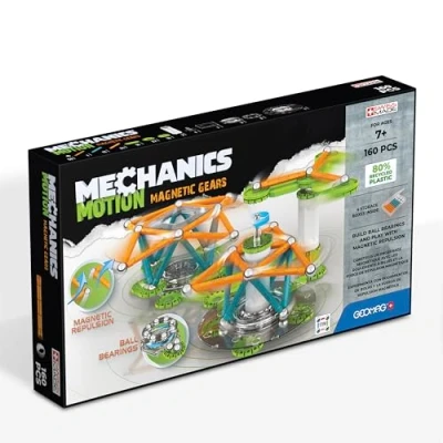 Immagine di Geomag Mechanics Motion Magnetic Gears Educational and Creative Game for Children Building Blocks Set of 160 Pieces