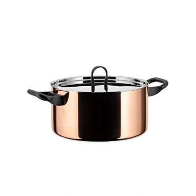 Immagine di Alessi La Cintura di Orione Casseruola a Due Manici, Acciaio Inossidabile, Argento, 26 x 11.50 cm