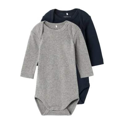 Immagine di Name it Unisex 2 PACK Body per bambini, Taglia: 80, Dark sapphire