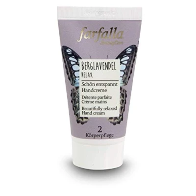Immagine di farfalla Berglavendel Crema per le mani Relax Cosmetico naturale certificato al 100% (1 x 50 ml)