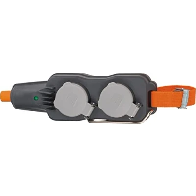 Immagine di Brennenstuhl ProfessionalLINE Powerblock/presa di distribuzione a 4 prese (inserto per cantiere e uso costante all&#039;aperto, IP54)