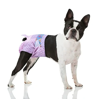 Immagine di Flying Paws pannolini usa e getta per cani femminili, cuccioli con elastico regolabile in vita cane o gatto femmina calore, incontinenza